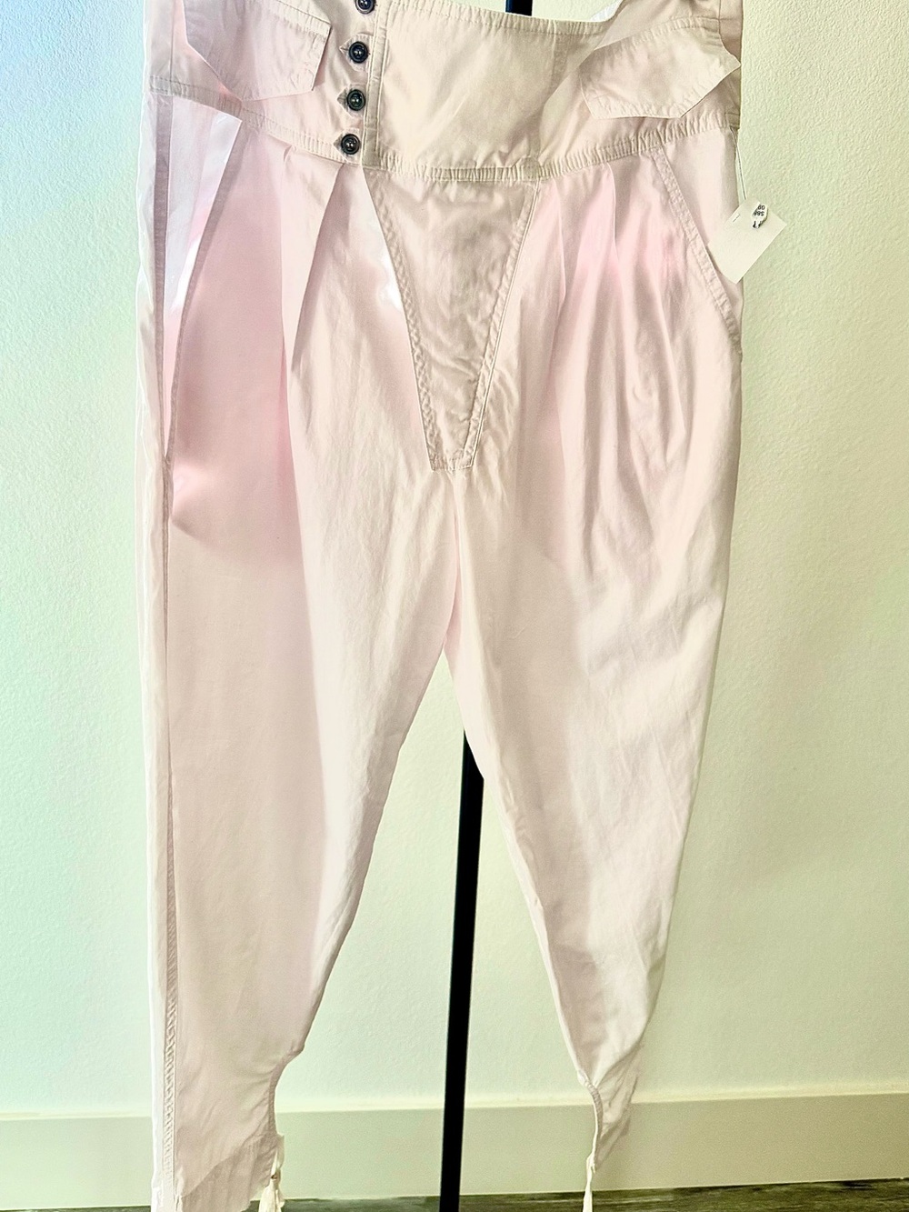 Isabel Marant Pale Pink High-Waist Tapered Pants